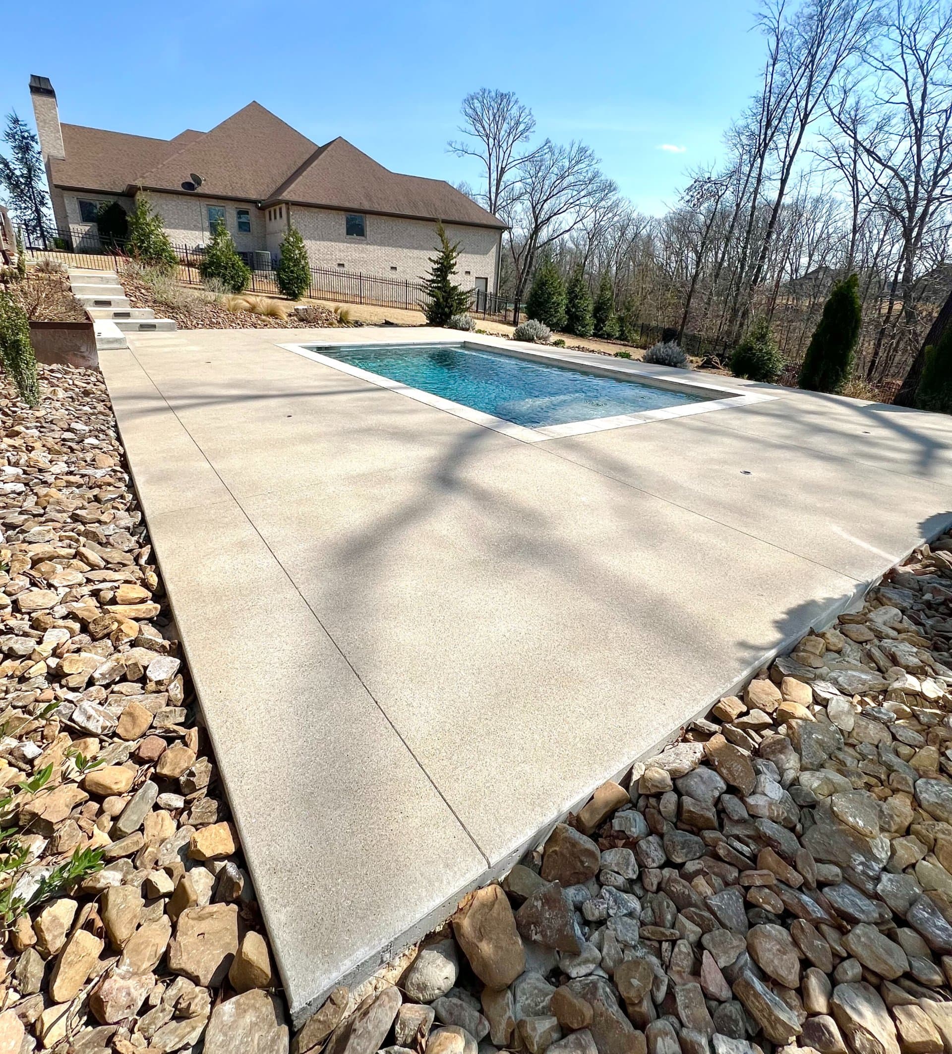 Concrete work in progress