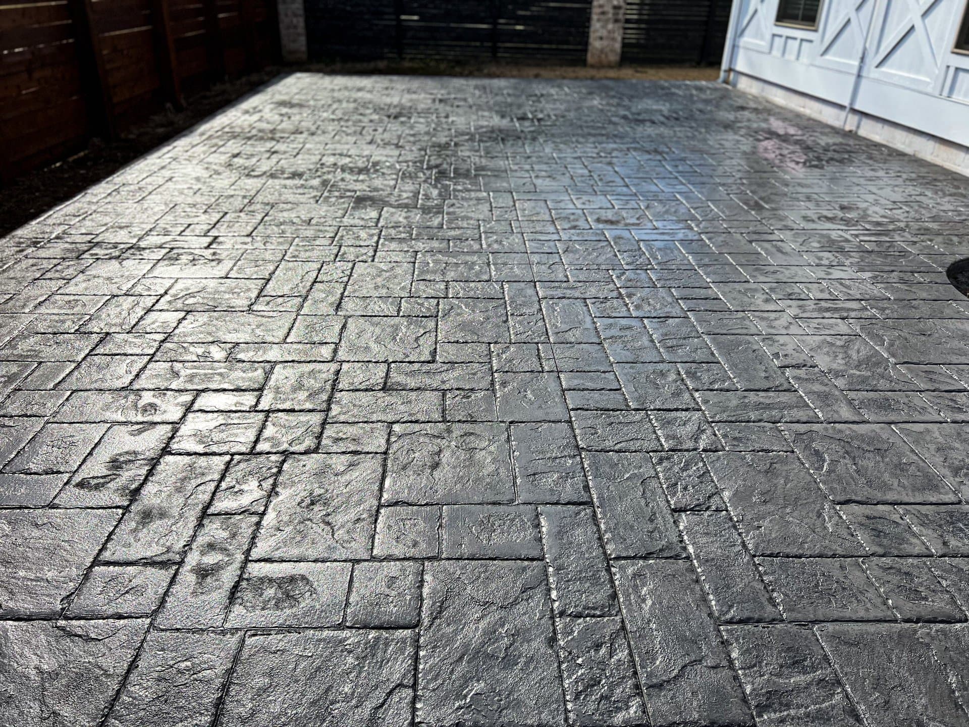 Decorative concrete finish