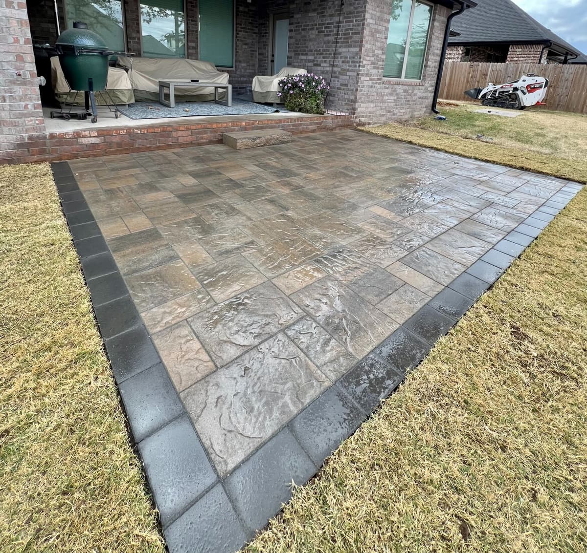 Finished concrete slab